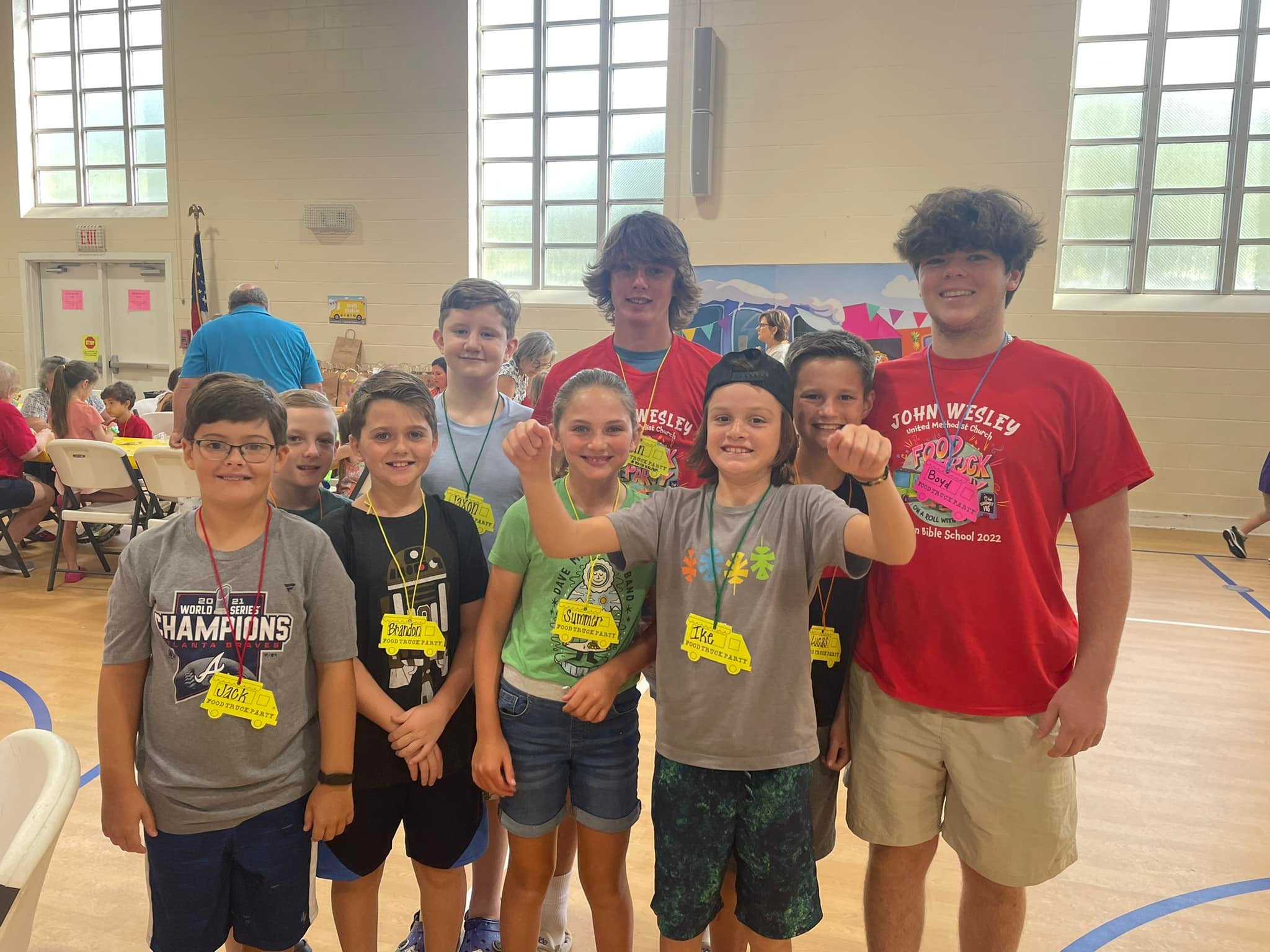 Group of children at VBS