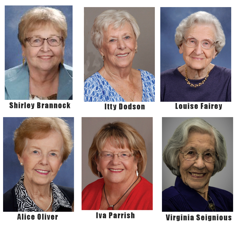 Photos of the six women who passed away in 2023.