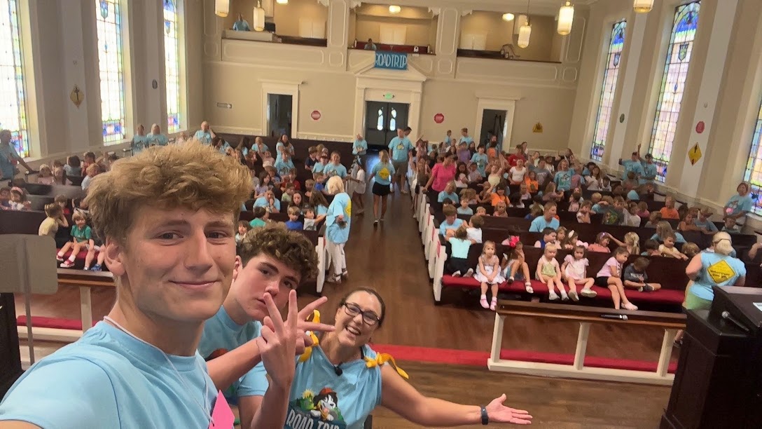 Rehearsal at VBS