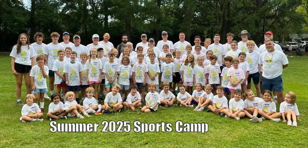 campers and counselors from summer sports camp